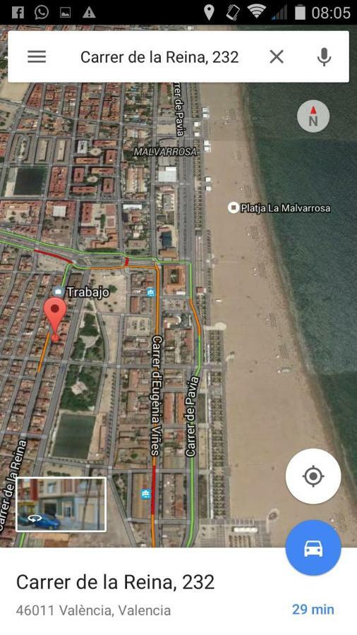 Apartamento Playa Valência Exterior foto